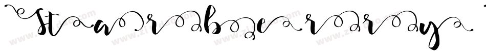 Starberry Swirl Delight字体转换